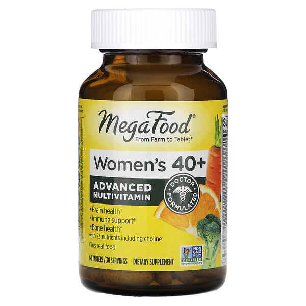 Женский мультивитамин 40+ - 60 таблеток - MegaFood MegaFood