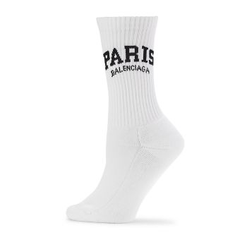 Теннисные носки с логотипом Paris Balenciaga