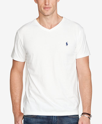 Мужская футболка классического кроя с V-образным вырезом для больших и высоких Ralph Lauren