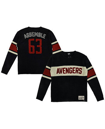 Мужской темно-синий университетский свитер с логотипом Avengers Marvel