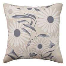 Mina Victory Floral Reversible Indoor Outdoor Throw Pillow Mina Victory