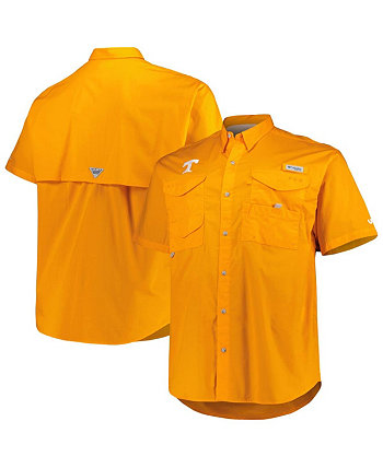 Мужская рубашка на пуговицах с логотипом Tennessee Orange Tennessee Volunteers Big and Tall Bonehead Columbia