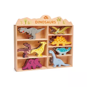 Набор животных «Динозавры» из 8 предметов. Дисплей Полка Tender Leaf Toys