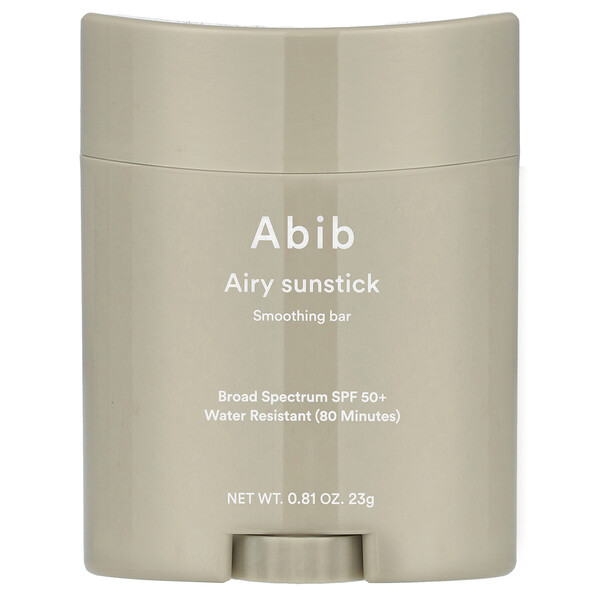 Airy Sunstick Smoothing Bar, SPF 50+, 0.81 oz (Унции) (23 g) Abib