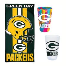 WinCraft Green Bay Packers Beach Day Accessories Pack Wincraft