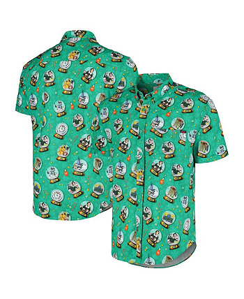 Мужская и женская рубашка на пуговицах Green Elf Son of a Nutcracker KUNUFLEX RSVLTS