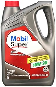 Mobil 1 Mobil Super 10W-30 Premium Motor Oil for Long Engine Life Mobil