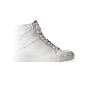 High Flash Leather Sneakers Zadig & Voltaire