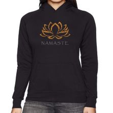 Namaste - Women's Word Art Hooded Sweatshirt LA Pop Art