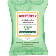 Салфетки очищающие для лица Burt's Bees - Cucumber & Sage BURT'S BEES