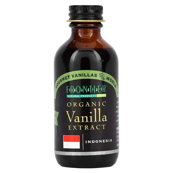 Органический экстракт ванили, 2 жидких унции (59 мл) Frontier Co-op