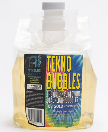 - Tekno Bubbles 64 oz Gold Smart Pouch Refill Atomic Bubbles