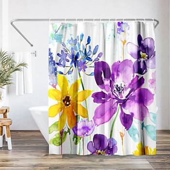 Americanflat Floral Shower Curtain Americanflat