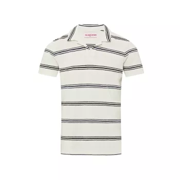 Terry Classic Twin Stripe Polo Shirt ORLEBAR BROWN