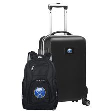 Набор багажа и рюкзака Buffalo Sabers Deluxe Hardside для ручной клади и спиннера Unbranded