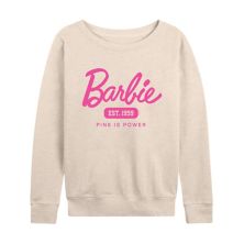 Women's Barbie® Pink Is Power Slouchy Graphic Sweatshirt Barbie