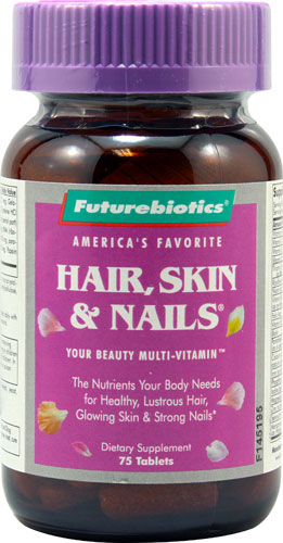 Волосы, кожа и ногти® -- 75 таблеток FutureBiotics