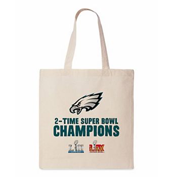 Philadelphia Eagles Super Bowl LIX Champions Overtime Canvas Tote Unbranded