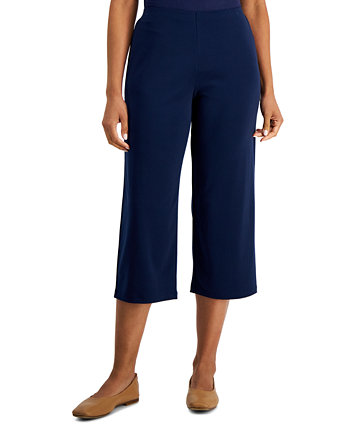Женские свободные вязаные брюки-кюлоты без застежки, созданные для Macy's J&M Collection