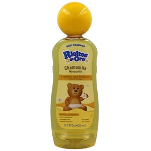 Ricitos de Oro Manzanilla Baby Shampoo Chamomile, Lightening Shampoo, Color Protection, 13.5 fl oz Ricitos de Oro