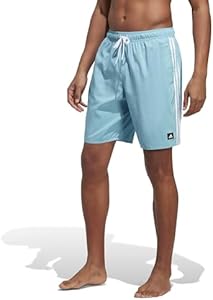 adidas Men's Standard 3-Stripes Classics Length Swim Shorts Adidas