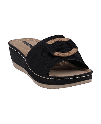 Женские сандалии без шнуровки на танкетке Ellen Hardware Comfort GC Shoes