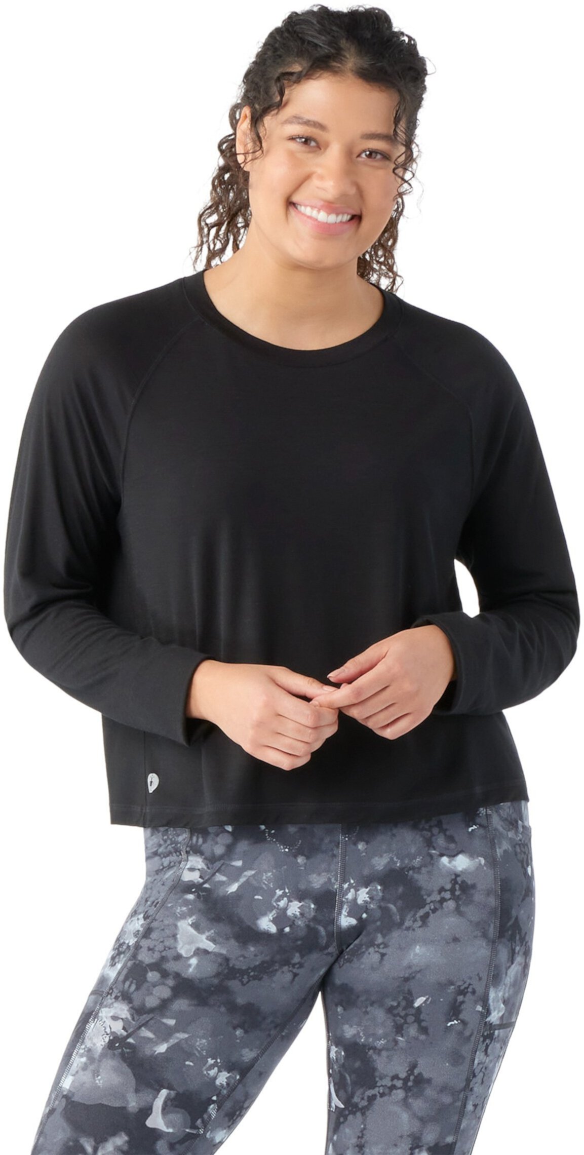 Active Crop Long Sleeve Smartwool