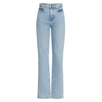 Sabine High-Rise Straight Fit Jeans LE JEAN
