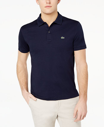 Мужская рубашка-поло из хлопка пима стандартного кроя Lacoste