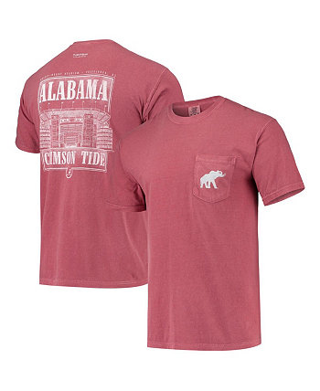 Мужская футболка Crimson Alabama Crimson Tide Stadium Comfort Colors Tuskwear