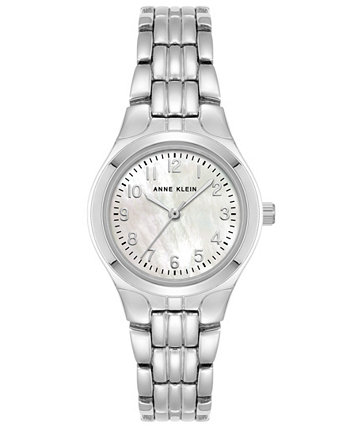 Женские кварцевые часы-браслет из сплава серебристого цвета, 26 мм Anne Klein