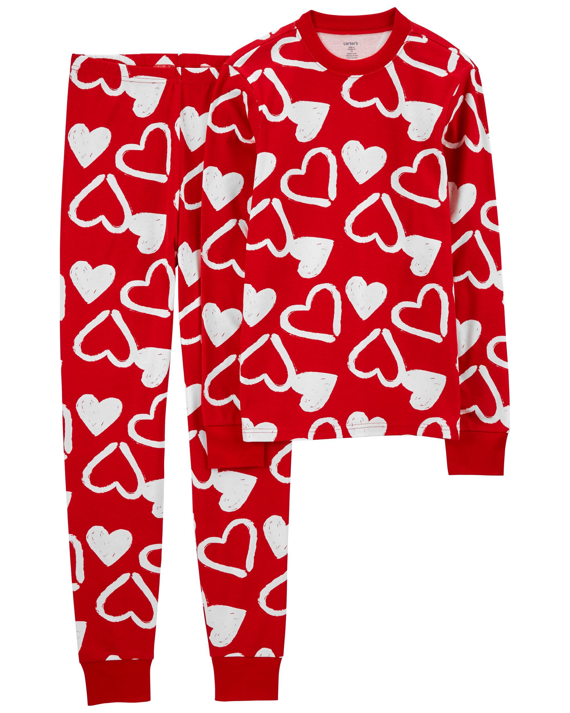 Комплектная пижама из 100 % плотного хлопка с сердечками для взрослых ко Дню святого Валентина Carter's
