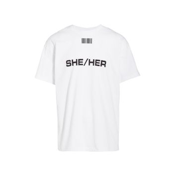 She/Her Cotton T-Shirt VTMNTS
