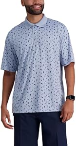 Haggar Men's Short Sleeve Stretch Polo (Regular and Big and Tall Sizes) Haggar