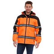 Мужская Повседневная куртка Bass Creek Outfitters Sherpa-Lined Hooded Safety Parka Jacket Bass Creek Outfitters