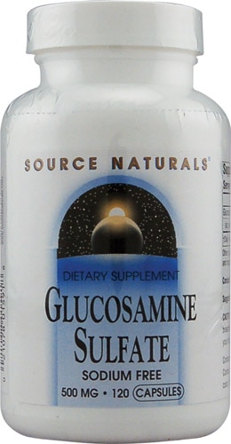 Source Naturals Сульфат глюкозамина без натрия - 500 мг - 120 капсул Source Naturals