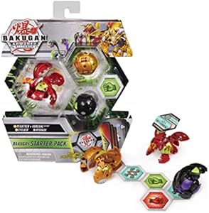 Bakugan Starter Pack 3-Pack, Fused Pegatrix X Goreene Ultra, Armored Alliance Collectible Action Figures Bakugan