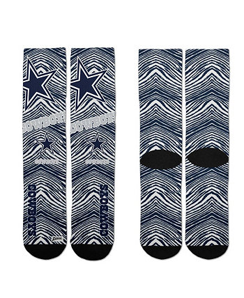 Мужские и женские носки Dallas Cowboys Zubaz Zubified Crew Socks For Bare Feet