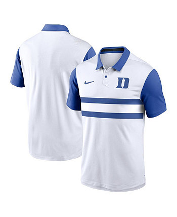 Мужская белая футболка-поло Nike Duke Blue Devils Primetime Campus Vapor с защитой от солнца Nike