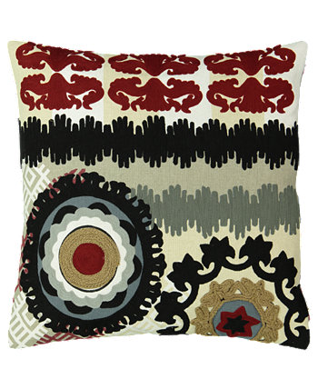 Подушка с эклектической ацтекской вышивкой Southwest Collection, 20 "X 20" Mod Lifestyles