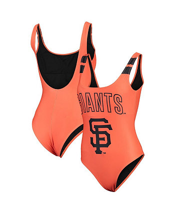 Оранжевый женский цельный купальный костюм San Francisco Giants FOCO