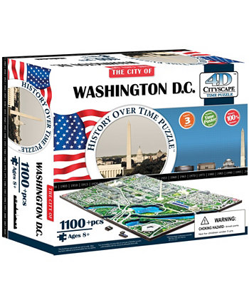4D Cityscape Time Puzzle - Вашингтон, округ Колумбия, США 4D Cityscape