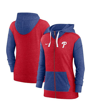 Women's Red Philadelphia Phillies Full-Zip Hoodie Nike
