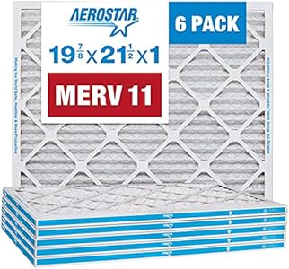 Воздушные фильтры сложной структуры 12x12x1 MERV 11, 6 штук, с высокой эффективностью фильтрации Aerostar