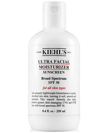 Ультра-увлажняющий крем для лица Sunscreen SPF 30, 8,4 унции. Kiehl's Since 1851
