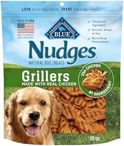 Blue Buffalo Nudges Grillers Natural Dog Treats Made with Real Chicken Blue Buffalo