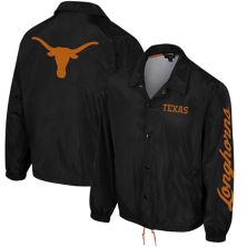 Women's The Wild Collective Black Texas Longhorns 2023 Coaches Full-Snap Jacket The Wild Collective