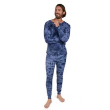 Leveret Мужская хлопковая пижама из двух частей Tie Dye Swirl Boys XL Leveret