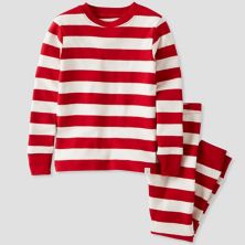 Toddler Little Planet by Carter's Red & White Striped Pajama Set Little Planet