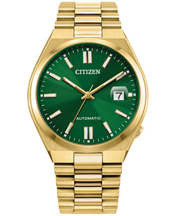 Men's Automatic Tsuyosa Gold-Tone Stainless Steel Bracelet Watch 40mm Citizen